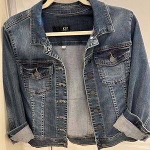 Kut from the Kloth Classic Blue Denim Jacket